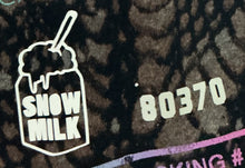 Load image into Gallery viewer, Positive Shipping Label Doily Bleached Sweatpants (Size Medium)
