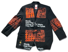 Load image into Gallery viewer, Words Hold Power Blazer (Size 46R)
