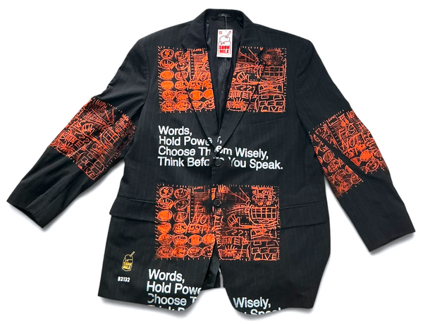 Words Hold Power Blazer (Size 46R)