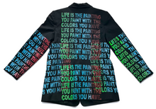 Load image into Gallery viewer, Life Is The Painting You Paint Blazer (Size Women’s 12)

