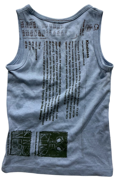 Snow Milk Kindness Tank Top (Toddler Size 2T)