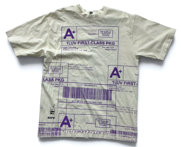 Positive Shipping Label 6.5oz Tee (Size Small)
