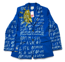 Load image into Gallery viewer, Optimism as A Way of Life Blazer (Size Women's Small)
