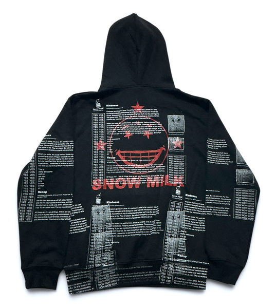 Snow Milk Kindness Hoodie (Size Small)