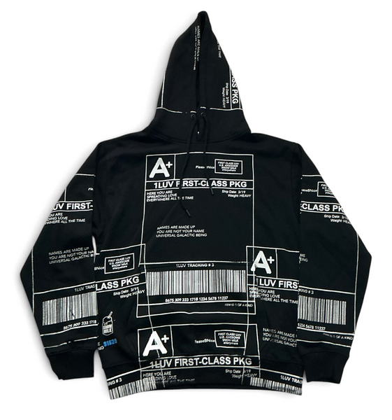 Positive Shipping Label Hoodie (Size Medium)