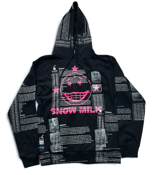 Snow Milk Kindness Hoodie (Size Medium)