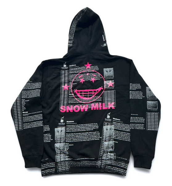 Snow Milk Kindness Hoodie (Size Medium)
