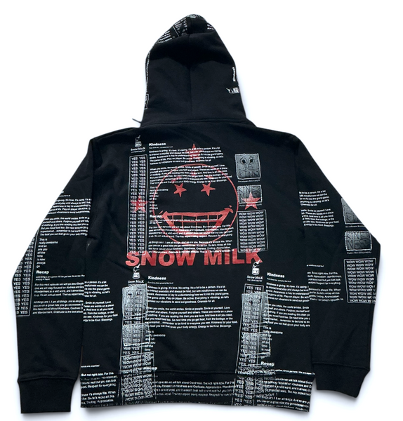 Snow Milk Kindness Hoodie (Size Small)