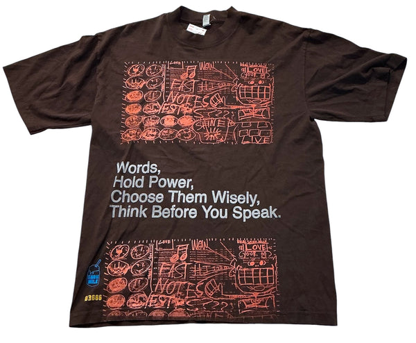 Words Hold Power 6.5oz Tee (Size Medium)