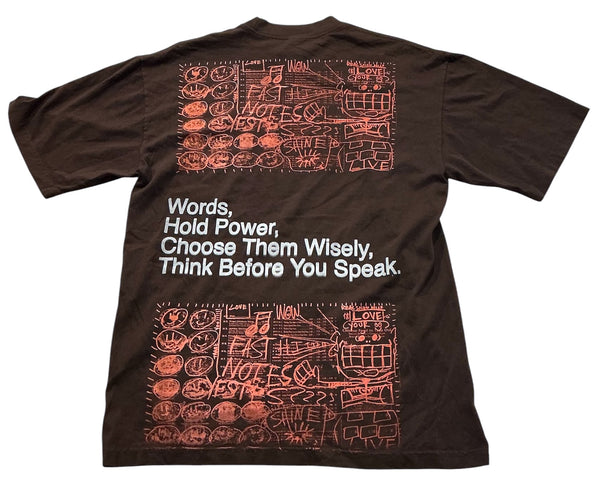 Words Hold Power 6.5oz Tee (Size Medium)
