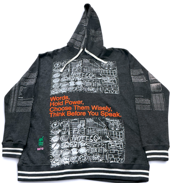 Words Hold Power Hoodie (Size 2XL)