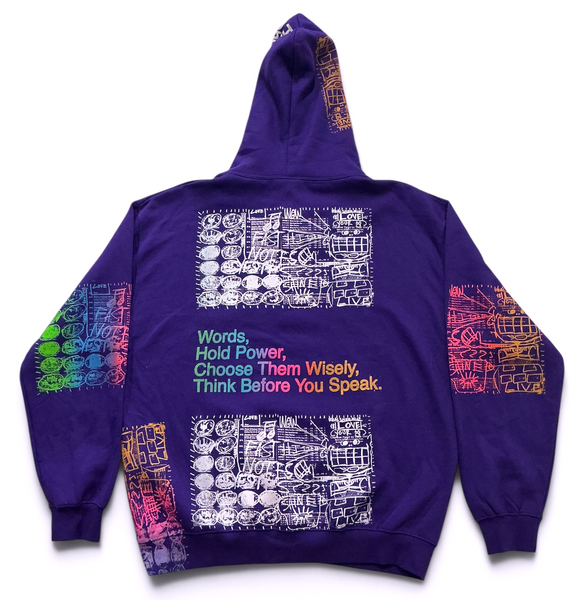Words Hold Power Hoodie (Size 2XL)