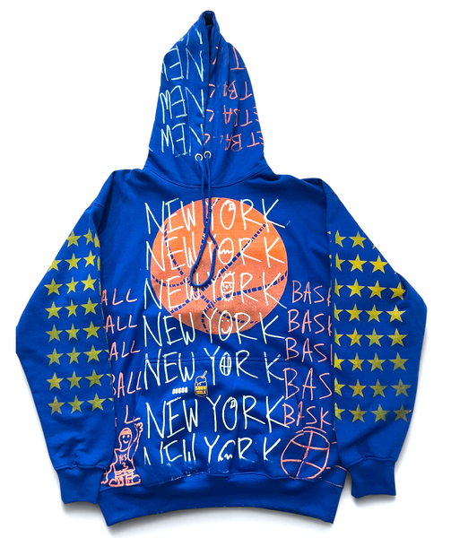 New York Basketball Hoodie (Size 2XL)