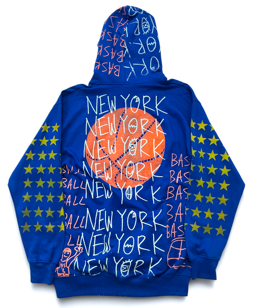 New York Basketball Hoodie (Size 2XL)