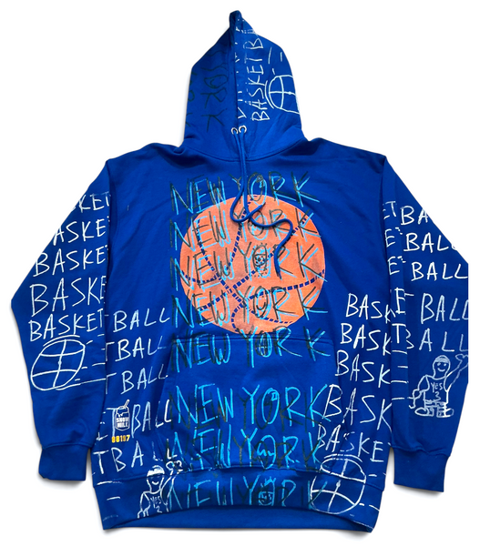 New York Basketball Hoodie (Size 2XL)