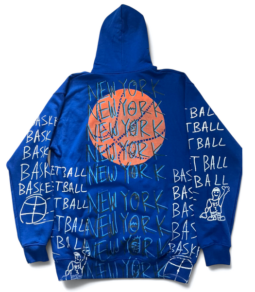 New York Basketball Hoodie (Size 2XL)