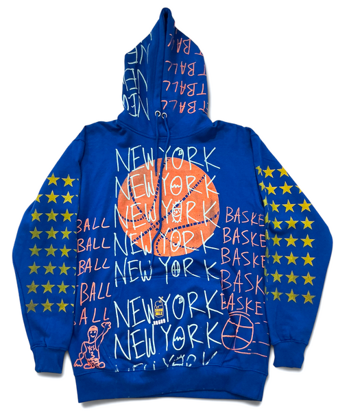 New York Basketball Hoodie (Size 2XL)