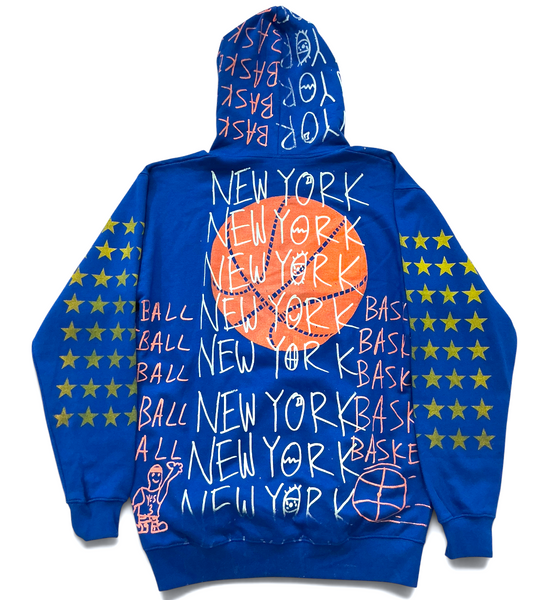 New York Basketball Hoodie (Size 2XL)