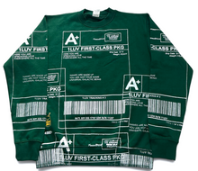 Load image into Gallery viewer, Positive Shipping Label Crewneck (Size Small)
