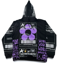 Load image into Gallery viewer, Positive Shipping Label Hoodie (Size XL)

