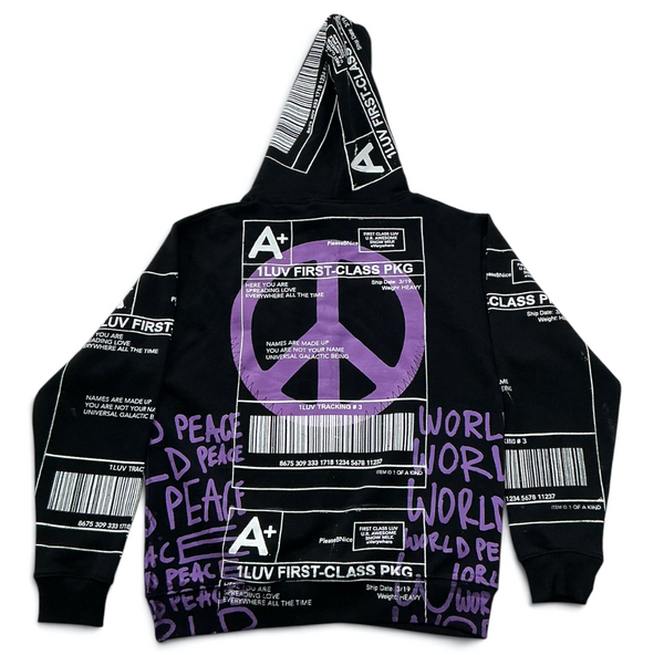 Positive Shipping Label Hoodie (Size Medium)
