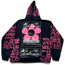 Load image into Gallery viewer, Positive Shipping Label Hoodie (Size XL)
