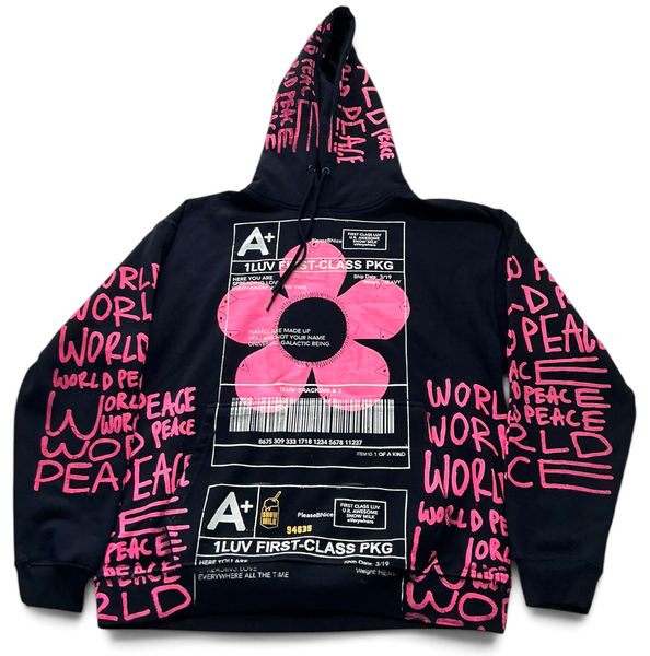Positive Shipping Label Hoodie (Size XL)