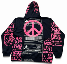 Load image into Gallery viewer, Positive Shipping Label Hoodie (Size XL)
