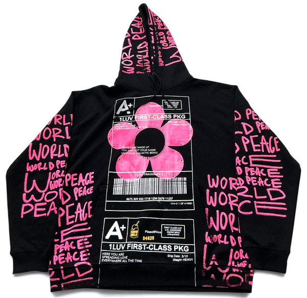 Positive Shipping Label Hoodie (Size 2XL)