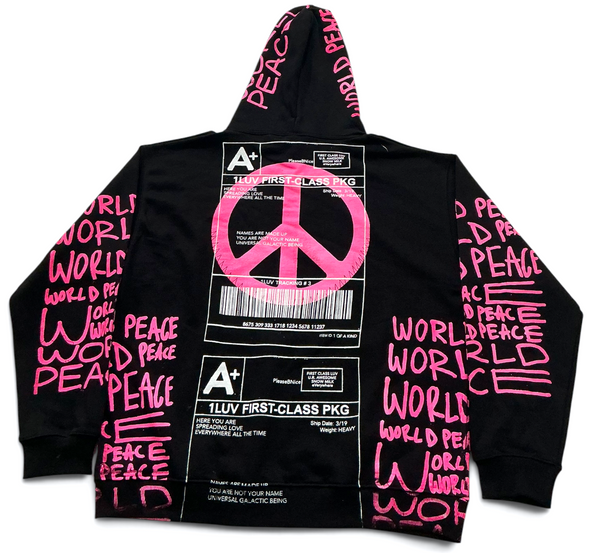 Positive Shipping Label Hoodie (Size 2XL)