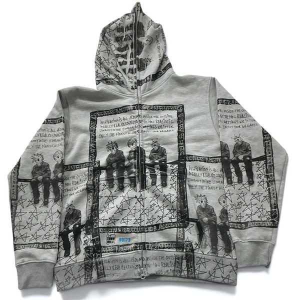 Enjoy Your Dreams Zip Up Hoodie (Size Small)
