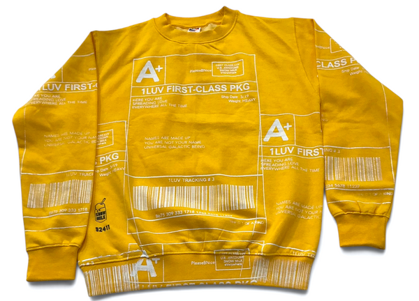 Positive Shipping Label Crewneck (Size Small)