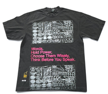 Load image into Gallery viewer, Words Hold Power 6.5oz Tee (Size Medium)
