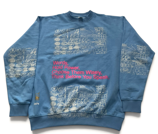 Words Hold Power Crewneck (Size Large)