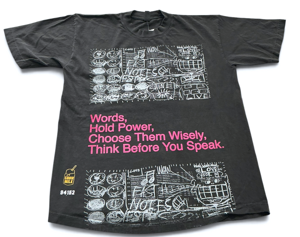 Words Hold Power 6.5oz Tee (Size Medium)
