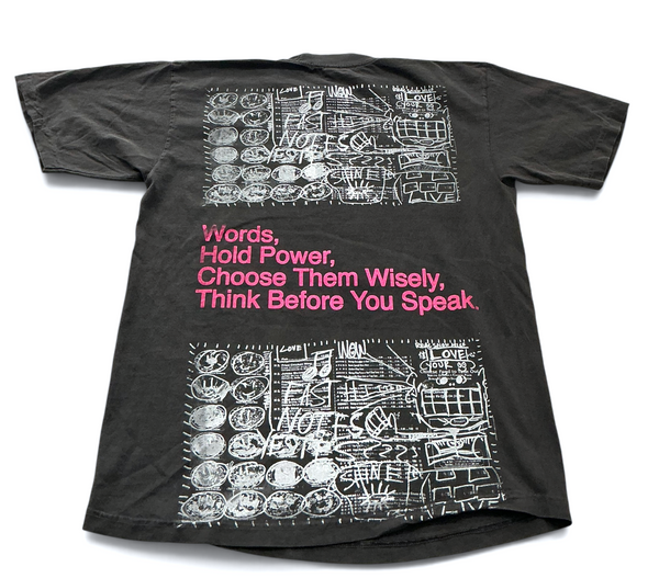 Words Hold Power 6.5oz Tee (Size Medium)