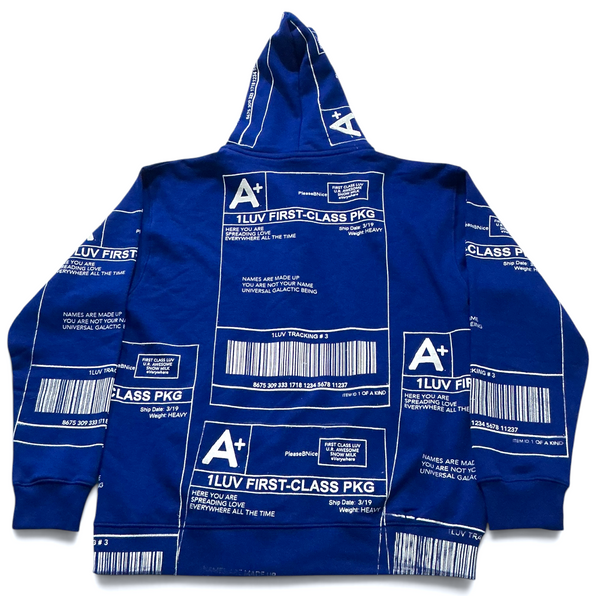 Positive Shipping Label Hoodie (Size XL)