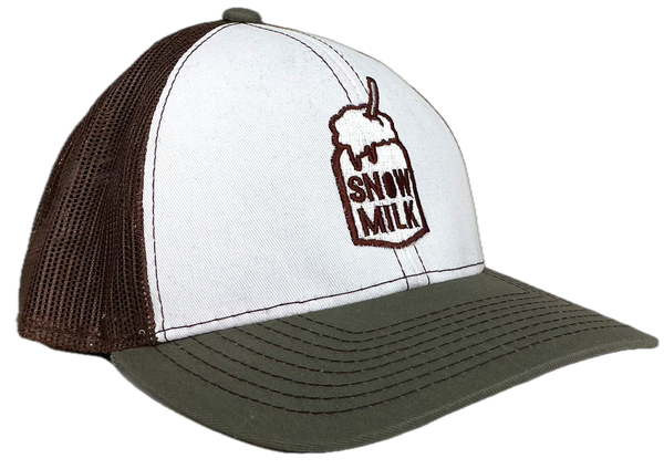 Snow Milk Trucker Hat