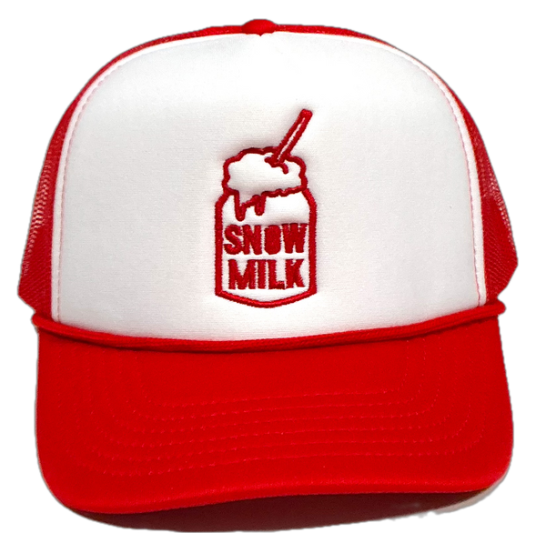 Snow Milk Trucker Hat