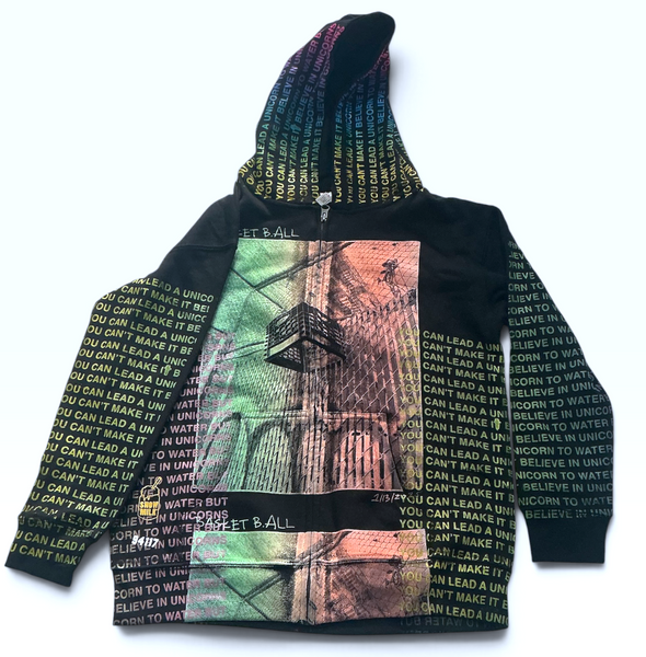 Basket B. All Zip-Up Hoodie (Size Youth Large)