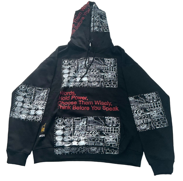 Words Hold Power Hoodie (Size XL)