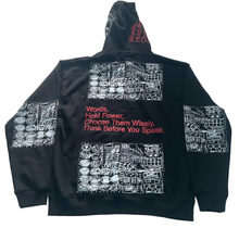 Load image into Gallery viewer, Words Hold Power Hoodie (Size XL)
