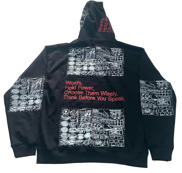 Words Hold Power Hoodie (Size XL)