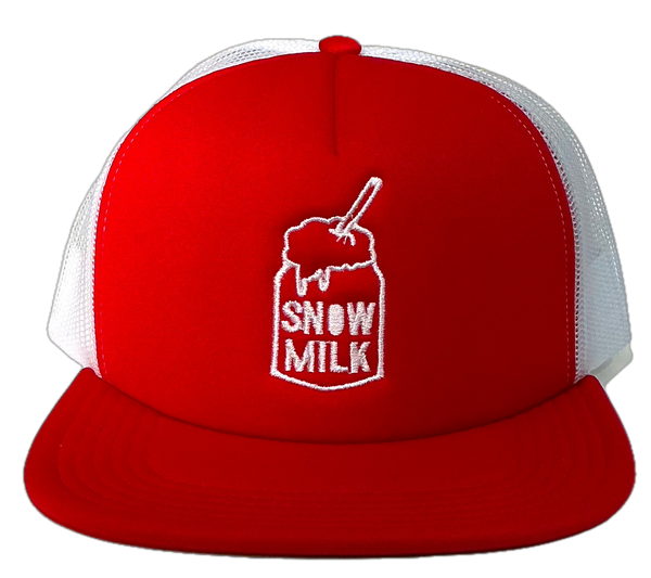 Snow Milk Trucker Hat