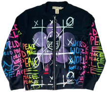 Load image into Gallery viewer, World Peace Zip Up Crewneck (Size Small)
