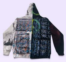 Load image into Gallery viewer, Big Apple Big Love Split Color Hoodie (Size 2XL)
