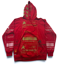 Load image into Gallery viewer, Positive Shipping Label Hoodie (Size 2XL)
