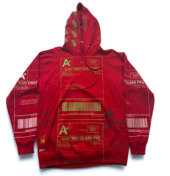 Positive Shipping Label Hoodie (Size 2XL)