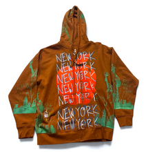 Load image into Gallery viewer, Big Apple Big Love Zip Up Hoodie (Size XL)
