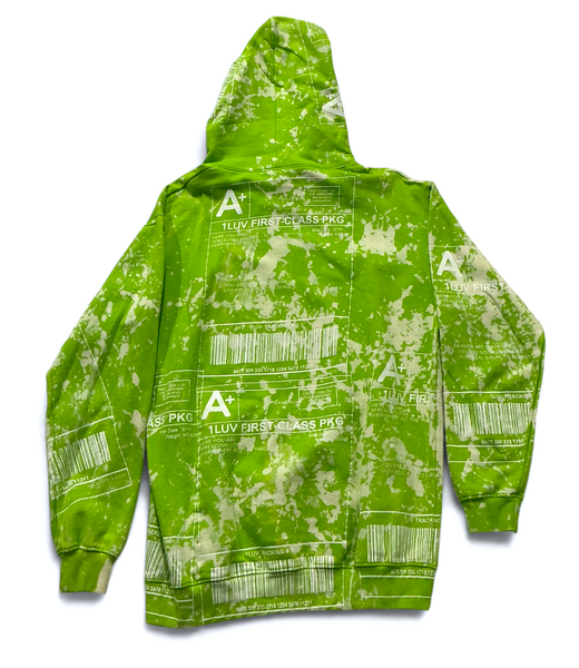 Positive Shipping Label Hoodie (Size XL)